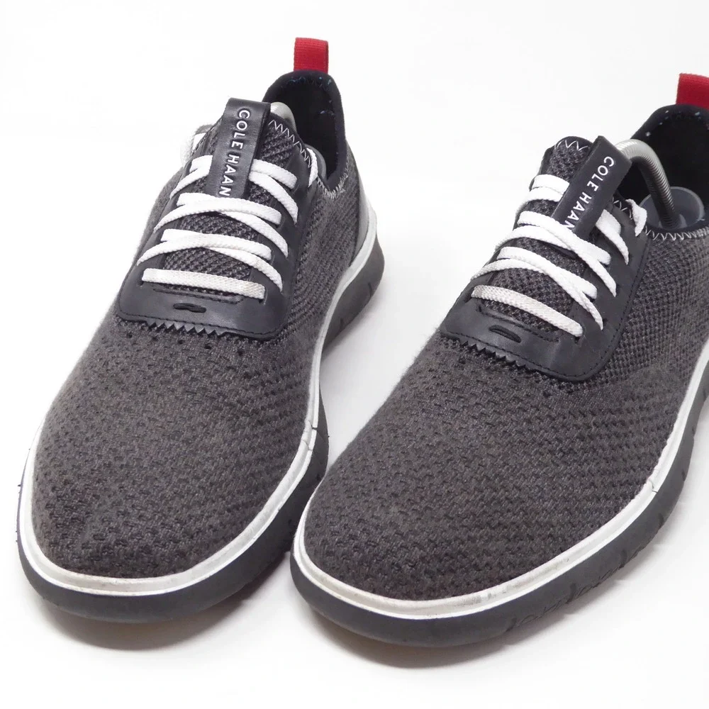 Cole Haan Mens Zerogrand Stitchlite Oxford Charcoal Grey C31402 Size 10